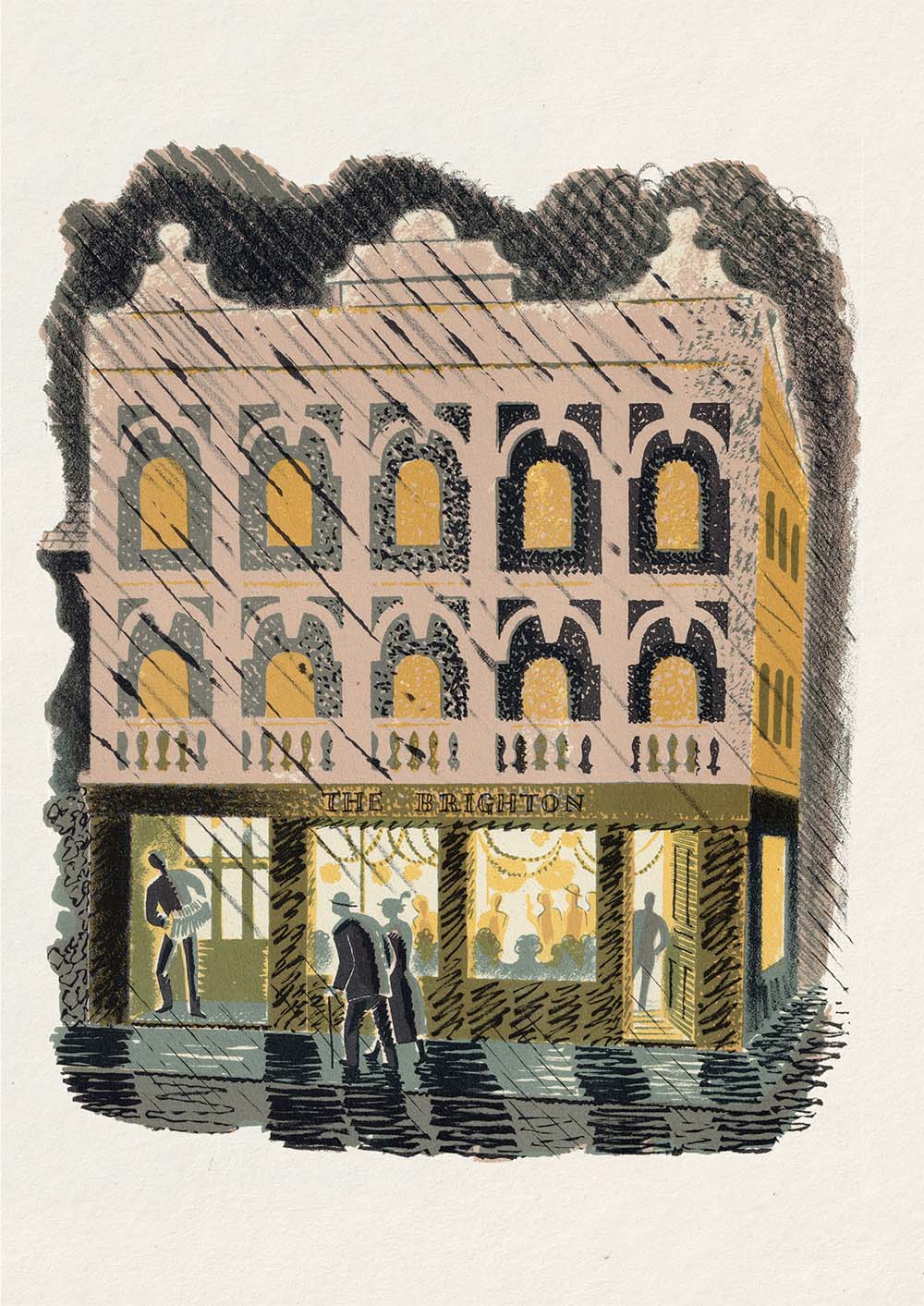 Eric Ravilious 'Public House' Board Print. - Rather Good Art