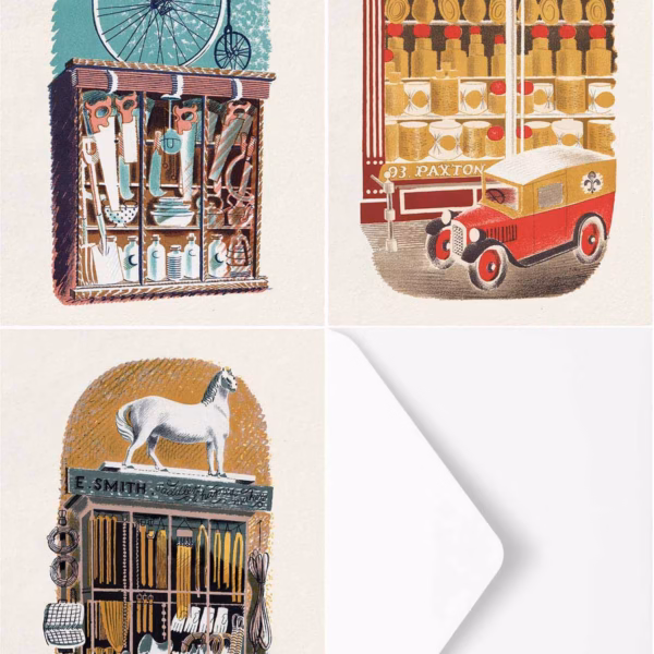 Eric Ravilious High Street Greetings Card Collection (No. 2).