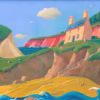 ‘The Fossil Hunters’, Jo March, acrylic on canvas.