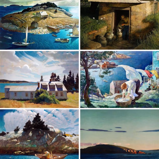 The Newell Convers Wyeth Postcard Collection.