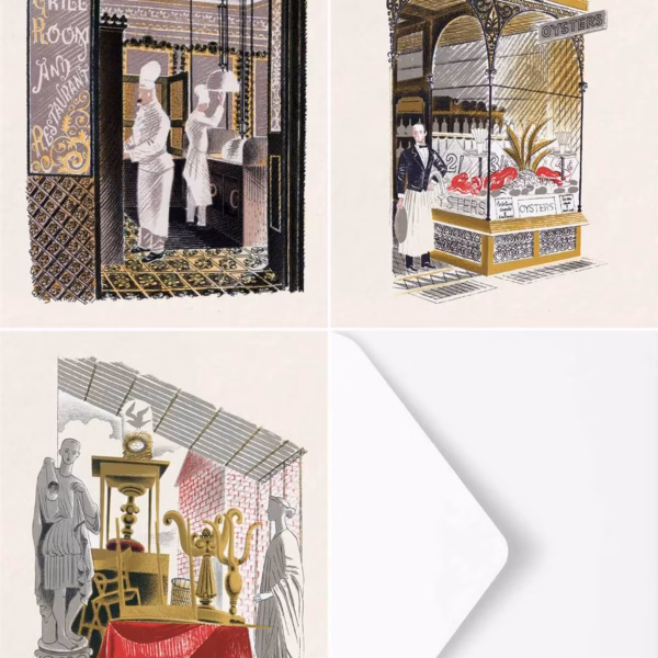 The Eric Ravilious High Street Greetings Card Collection (No. 4).