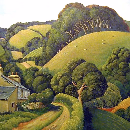 ‘Menadue’, Jo March, acrylic on canvas.