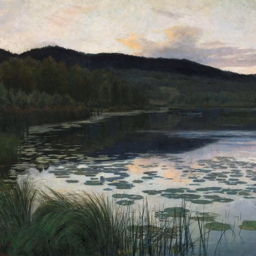 ‘Summer Night’, Kitty Keilland, oil on canvas, 1886.