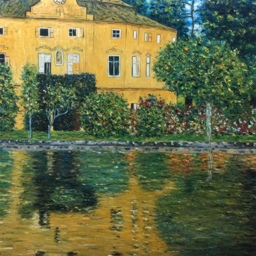 ‘Castle Kammer at Attersee’, Gustav Klimt, oil on canvas, 1920.