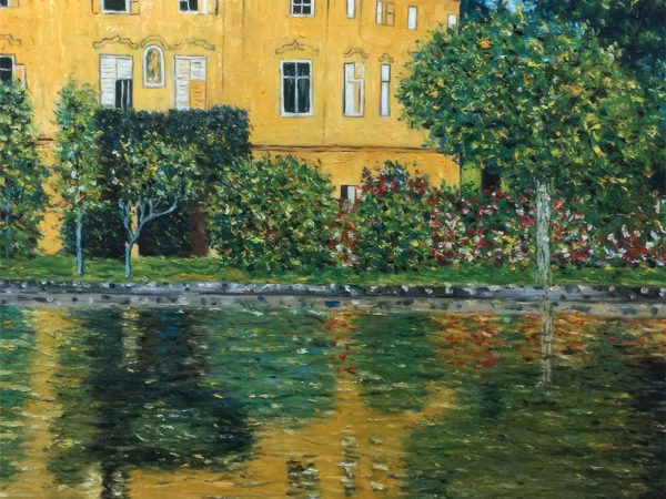 ‘Castle Kammer at Attersee’, Gustav Klimt, oil on canvas, 1920.