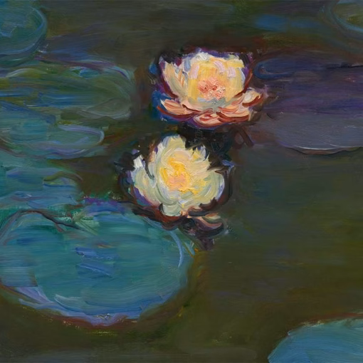 ‘Nympheas’, Claude Monet, oil on canvas, 1897.