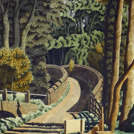 Simon Palmer Postcards: 'Kilgram from the North', Simon Palmer, watercolour, ink and gouache, 2023.