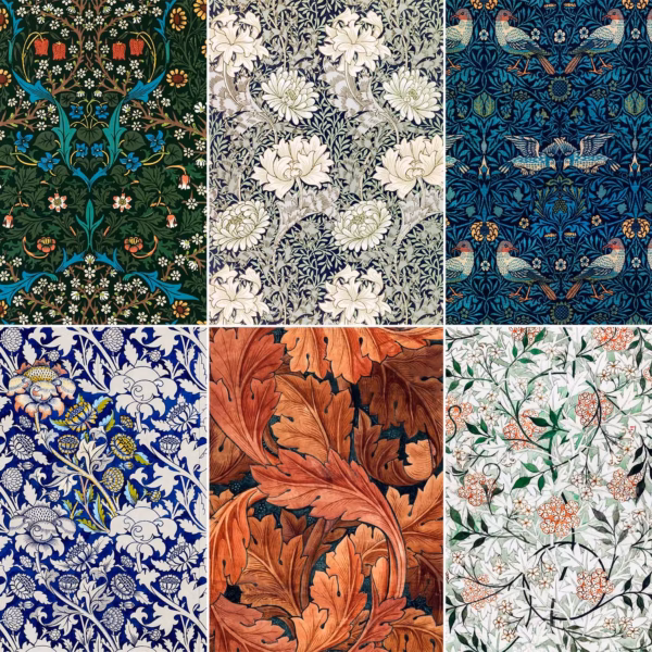 William Morris Postcards: Panel.