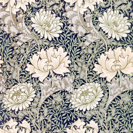 William Morris Greetings Cards: ‘Chrysanthemum’, designed by William Morris, 1877.
