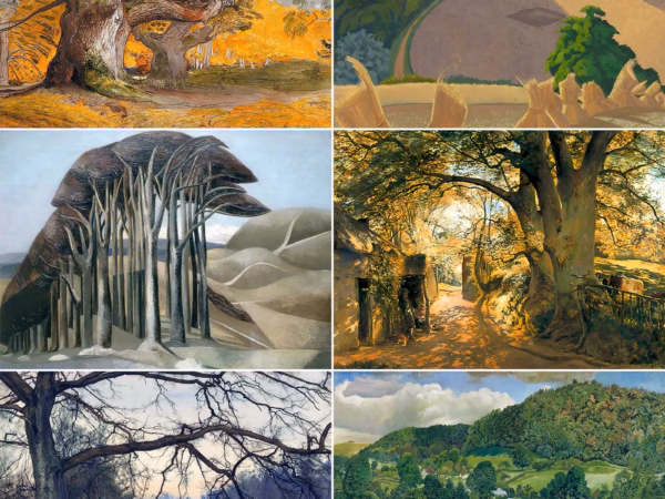 The Woodland Postcard Collection Panel.