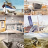 Eric Ravilious Postcards: The Small Craft & Steamers Collection.