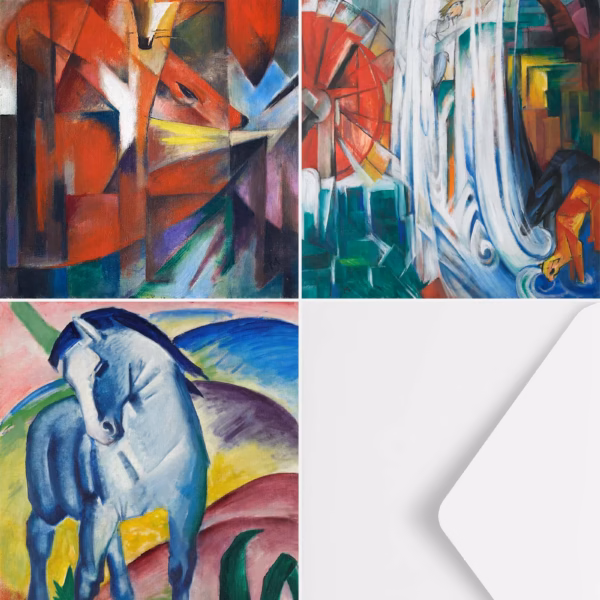 Franz Marc Greetings Cards: Collection No. 1.