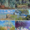 Claude Monet Postcards: Panel.