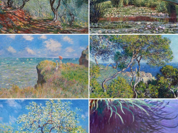 Claude Monet Postcards: Panel.