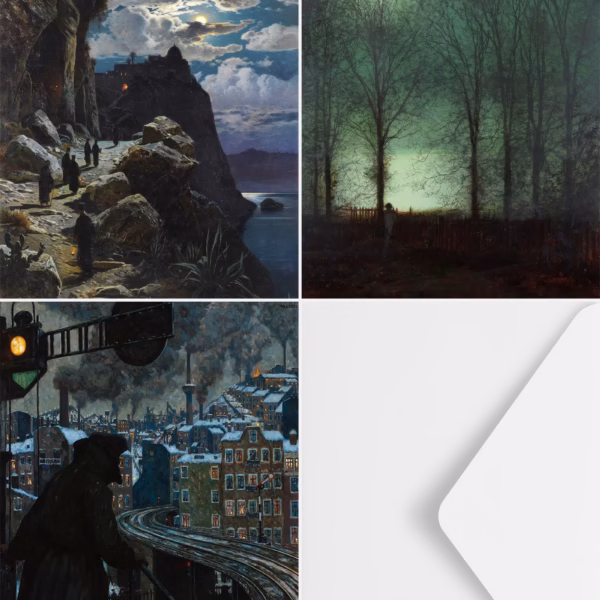 Night Walks Greetings Card Panel