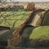 Simon Palmer Prints: 'Above Ellingstring', Simon Palmer, watercolour, ink and gouache, 2016.