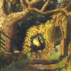 Simon Palmer Prints: ‘Low Thorpe’, Simon Palmer, watercolour with ink and gouache, 2021.