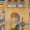 ‘Palacio De Carlos V, Alcázar De Sevilla’, Joaquín Sorolla, oil on canvas, 1908.
