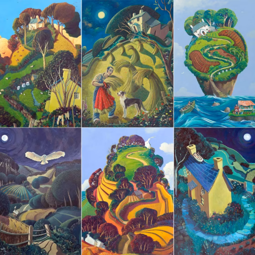 Jo March Postcards Collection No. 3 Panel.