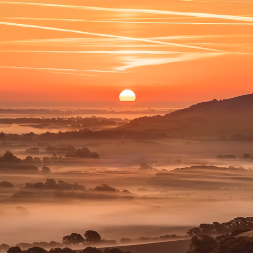 Sunrise Over Sussex - Lloyd Lane.