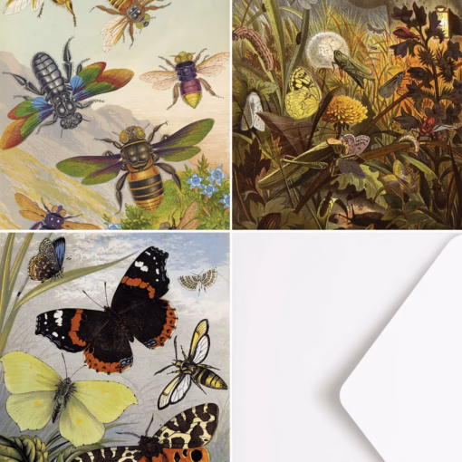 The Butterflies and Bees Greetings Card Collection.