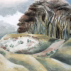 Paul Nash Cards: ‘Wittenham’, Paul Nash, watercolour, 1935.