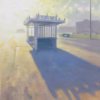 ‘Shelter’, Mark Harrison, oil on board.