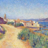 ‘Saint-Tropez’, Maximilien Luce, oil on canvas, 1892.