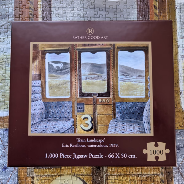 Eric Ravilious Jigsaw Puzzle - Train Landscape.