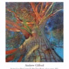 Andrew Gifford Board Prints: 'Ancient Scots Pine Canopy II, Glen Tanar Estate’, oil on canvas, 2022.