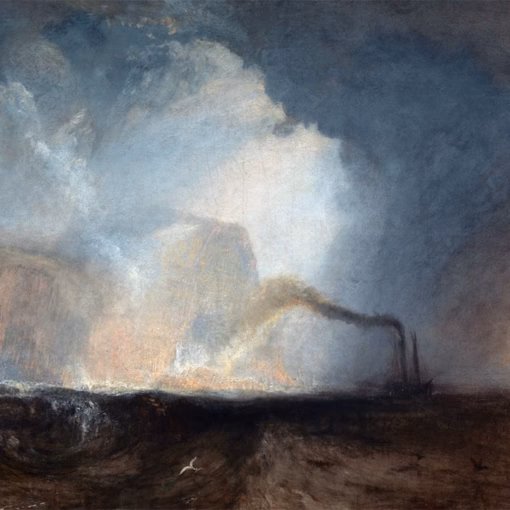 ‘Staffa, Fingal’s Cave’, J. M. W. Turner, oil on canvas, 1831.