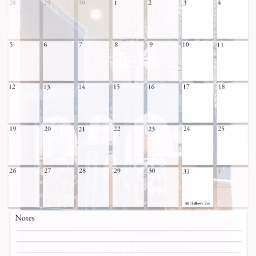 Eric Ravilious Calendar: High Street - Pharmaceutical Chemist (October).