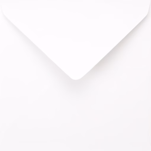 White laid envelope.