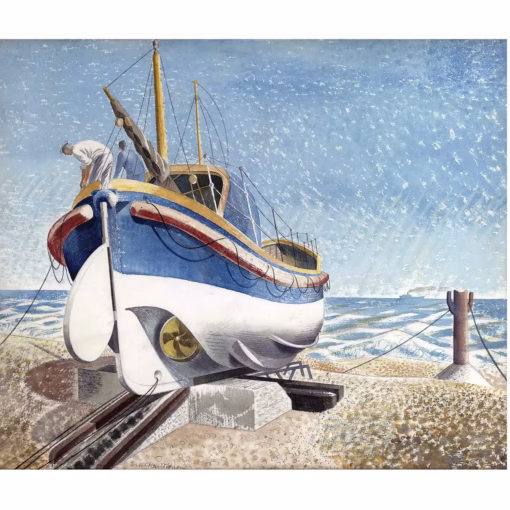 Eric Ravilious Prints: 'The Lifeboat'.