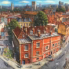 Bristol Greetings Cards: ‘The Beating Heart of Bristol’, Adrian Sykes, oil and mixed media on board.