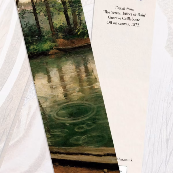 Gustav Caillebotte '‘The Yerres, Effect of Rain’ Bookmark.