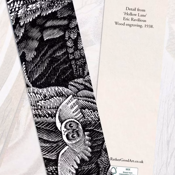 Eric Ravilious Bookmarks: Hollow Lane.
