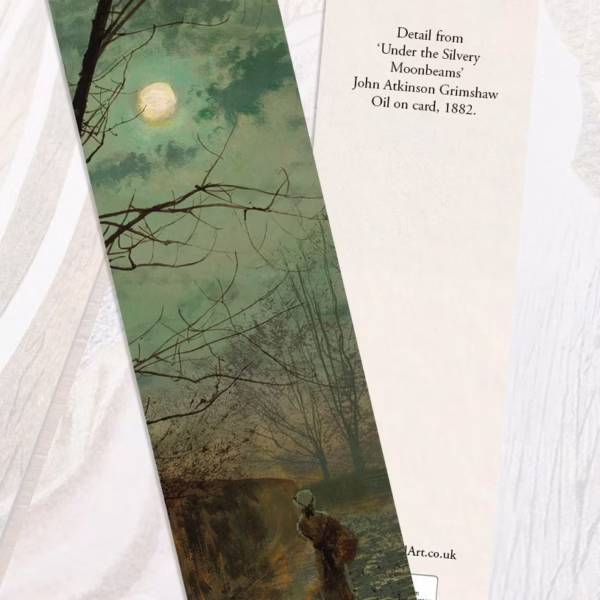 John Atkinson Grimshaw 'Under Silvery Moonbeams' Bookmark.