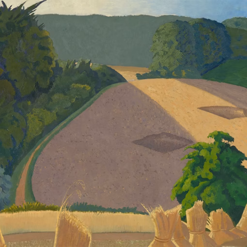 John Nash ‘The Cornfield’, oil on canvas, 1918.