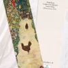 Gustav Klimt Bookmark: 'Chickens'.
