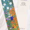 Gustav Klimt 'Flower Garden' Bookmark.