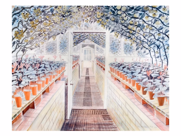 Eric Ravilious Greenhouse: Cyclamen and Tomatoes