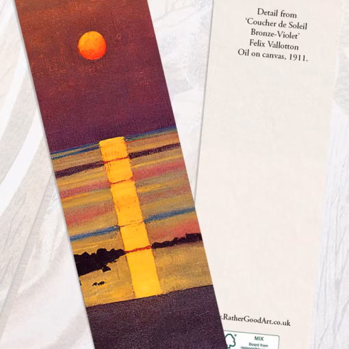 Félix Vallotton Bookmark: 'Coucher de Soleil'.