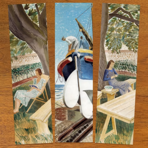 The Eric Ravilious Four Figures Bookmark Collection.