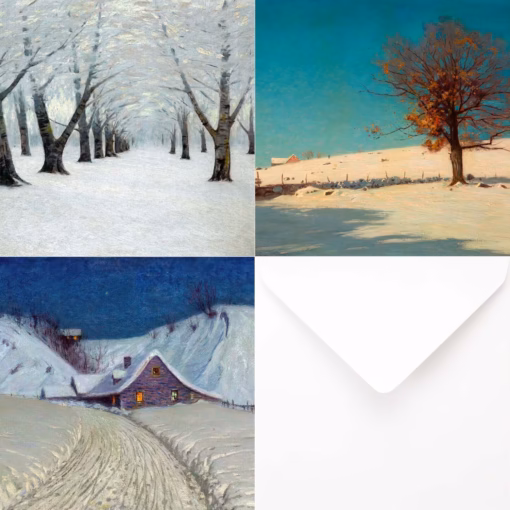 The L. Birge Harrison Christmas Card Collection (6 Card Pack).