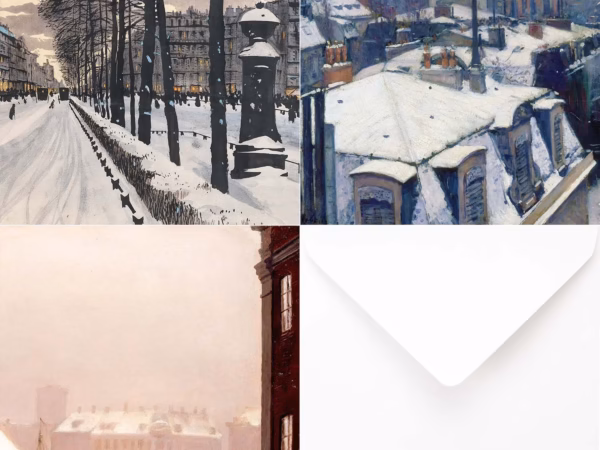 Cities Under Snow Christmas Card Collection.