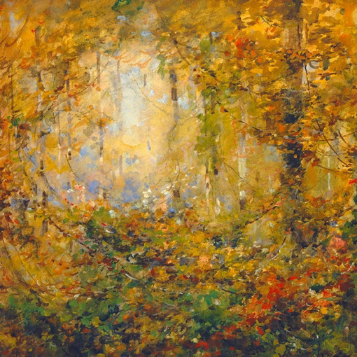 ‘Autumn Tangle’, William Henry Holmes, oil on canvas, 1920.