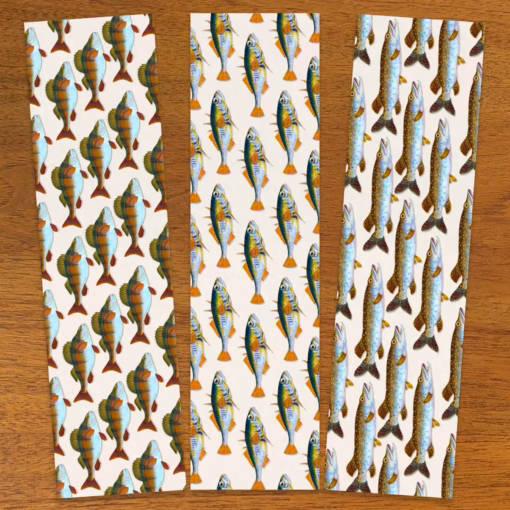 The Pike, Perch and Stickleback Bookmark Collection.