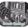Eric Ravilious Suburban House Christmas Card.