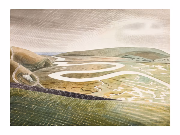 Eric Ravilious Prints: 'Cuckmere Haven'.